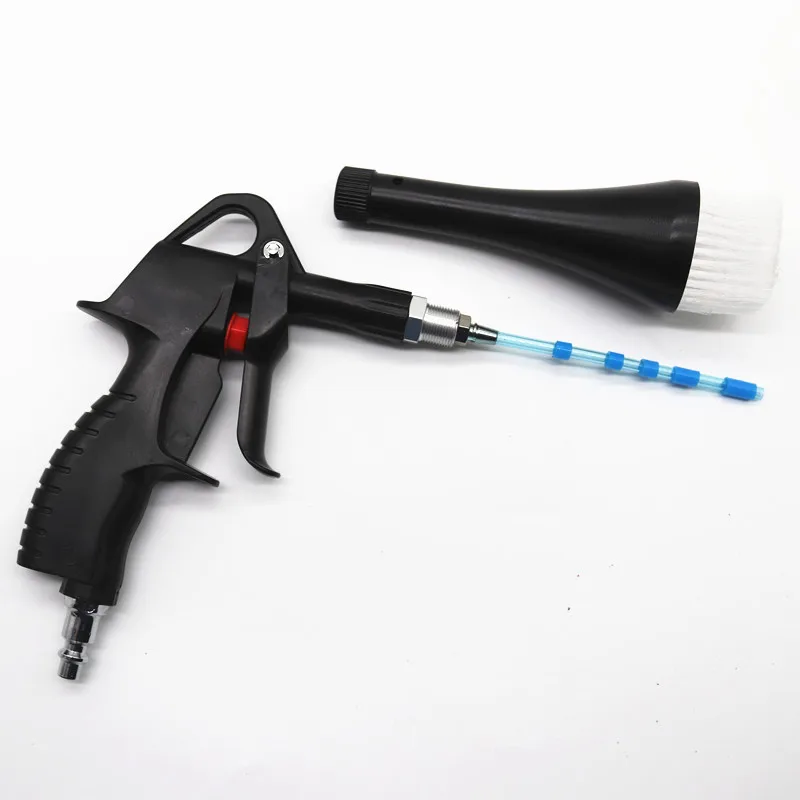 Air Blow Car Wash Gun Efficient Dry Cleaning Gun High Pressure Tornado Dust Blowing Gun Professional Car Interior Cleaning Tools