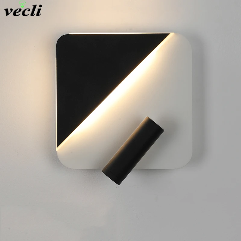 

Wall Mounted Bedside Reading Lamp LED Wall Light indoor Hotel Guest Room bed room Headboard book read Light with switch