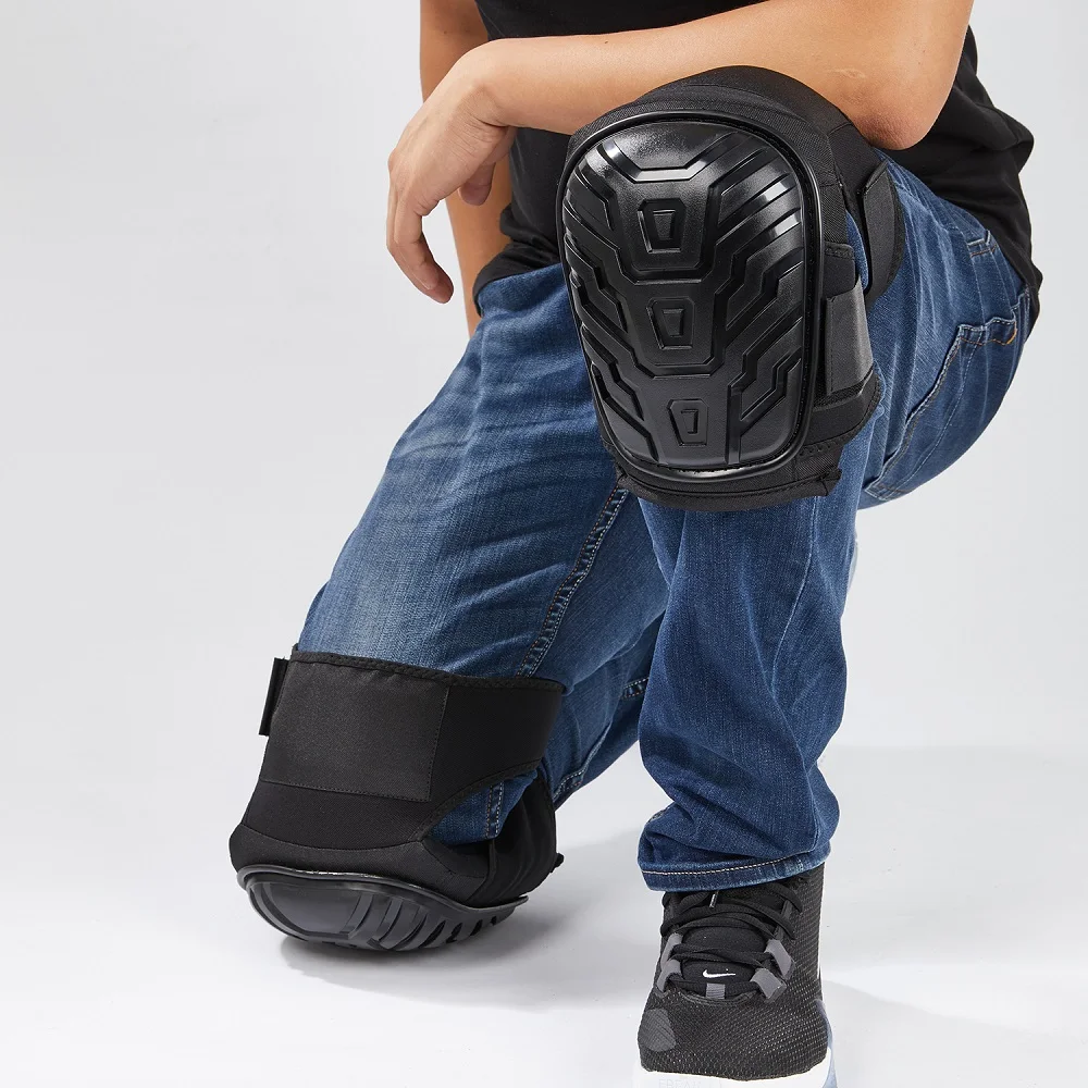 Knee Pads for Work-Heavy Duty Construction Knee Pads - Gel Cushioned Pads for Flooring, Gardening, and Tiling