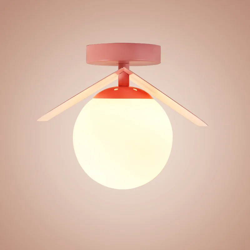 Modern Glass Ball Wall Sconce Light Fixture Lighting Restaurant Decoration Lamp Luminaire Aisel Corridor Creative Nordic Bedroom