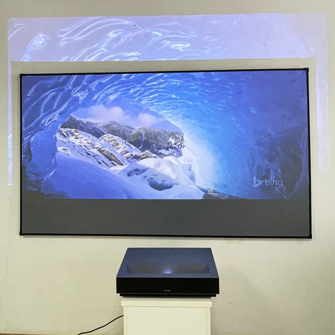 Yovanxer 130-дюймовый ALR проекционный экран для ультракоротких проекторов