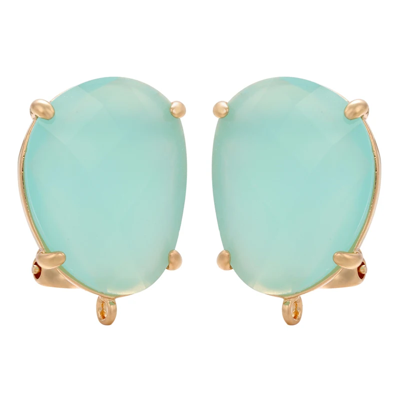 Women's Crystal Cobblestone Stud Earrings, Luxurious Design