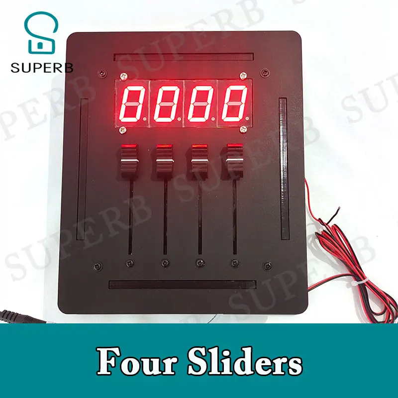 

Sliders prop escape room props adjust all four sliders to right position to unlock show digits real life game props from superb