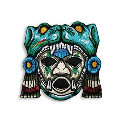 Primitive Tribeswoman Totem Embroidered Patches Sew Iron On Badges for Clothing Dress Jeans Hat T Shirt Bag DIY Appliques Craft