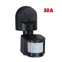 Human Motion Sensor 220V-240V Motion Detector Automatic Infrared PIR Sensor  180 Degree Rotating Outdoor Timer Light Switch