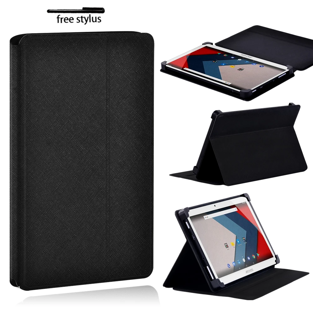 Tablet Case untuk ARCHOS 101 Tablet Warna Solid Ringan Tahan Debu Pelindung Case Shell + Stylus