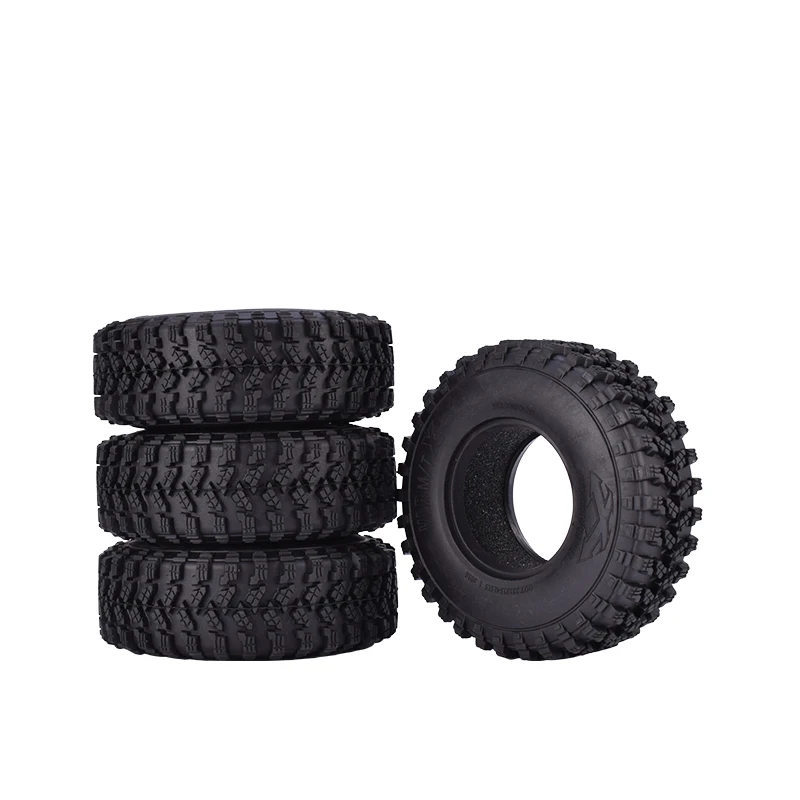 4Pcs AUSTAR AX-8020 1.9 Inch 105mm Rubber Rocks Crawler Tires Tyre for 1/10 Traxxas Redcat SCX10 AXIAL RC4WD TF2 RC Car
