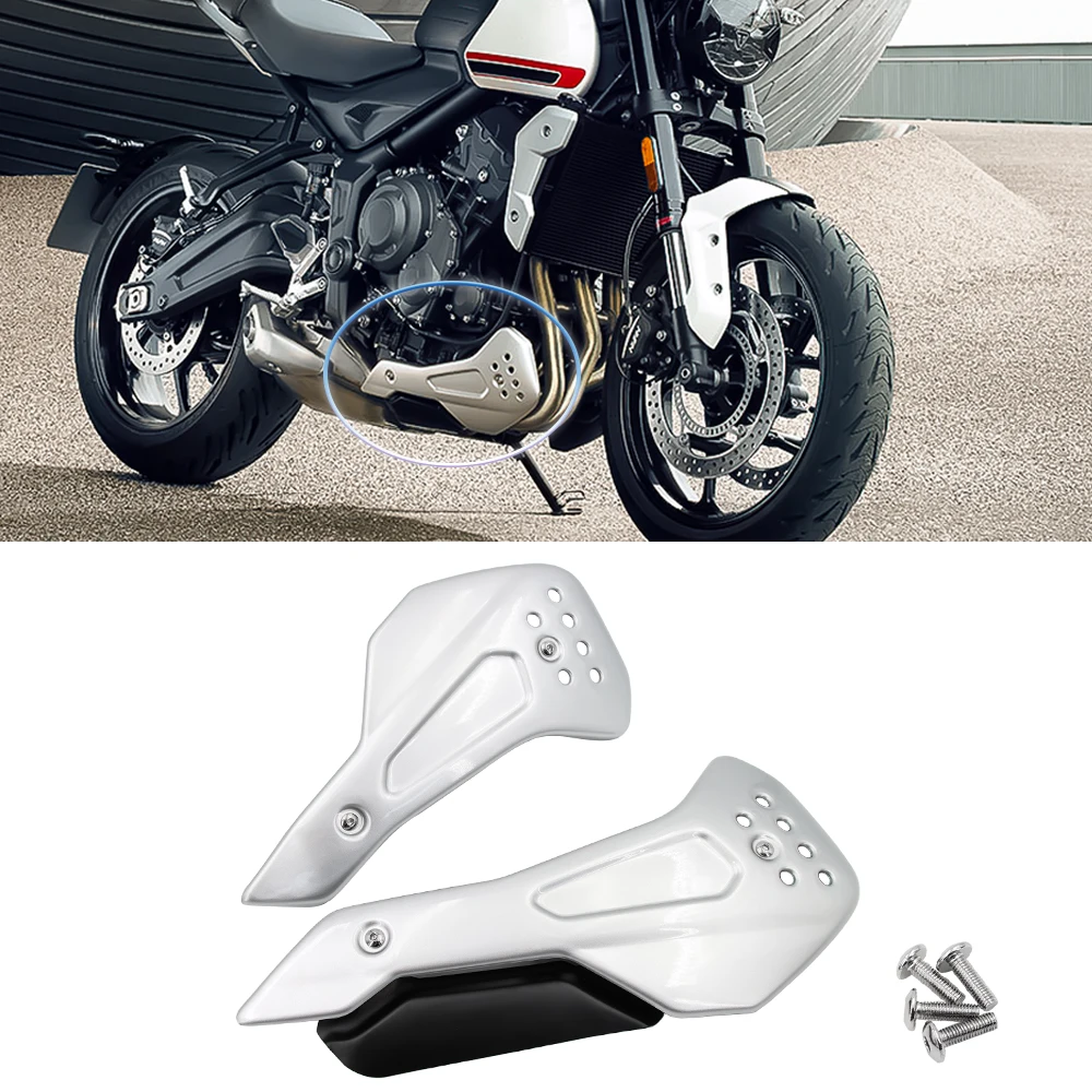 

New Motorcycle Accessories Engine Chassis Shroud Fairing Exhaust Shield Guard Protection Cover For Trident 660 Trident660 2021