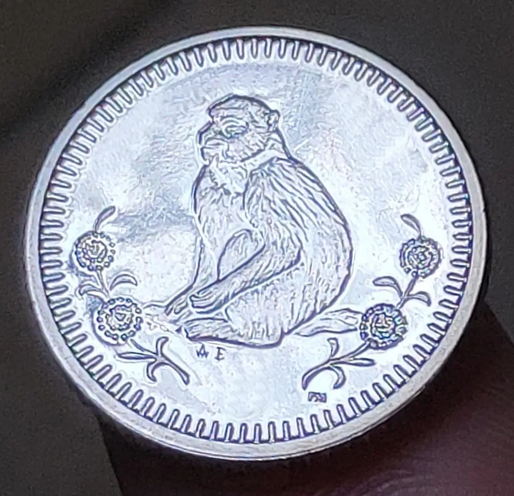 جبل طارق 18 ملم، عملة تذكارية أصلية 100%، المجموعة الأصلية