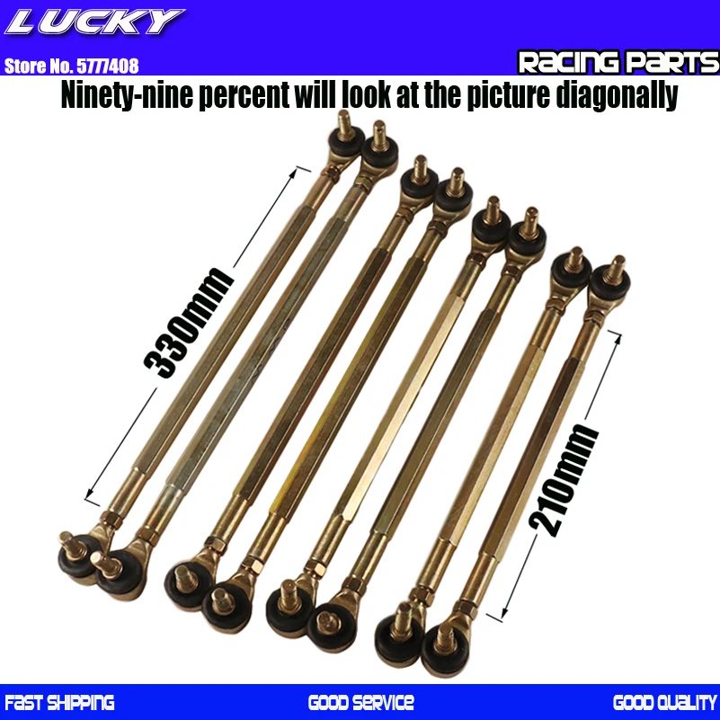 

10mm Ball Joiner Bolt Tie Rod 125cc 150cc For Quad Dirt Bike ATV Go Kart Dune Buggy