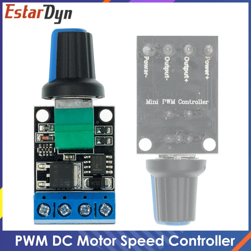 5V 12V 10A Voltage Regulator PWM DC Motor Speed Controller Governor Stepless Speed Regulator LED Dimmer Power Controller