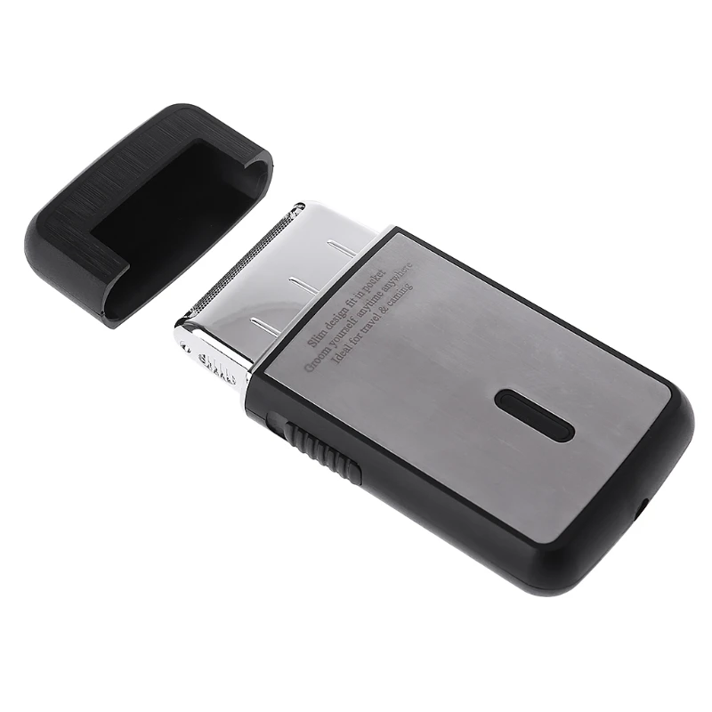 Maquinilla afeitar eléctrica portátil para hombre, recargable por USB afeitadora delgada, para casa viaje
