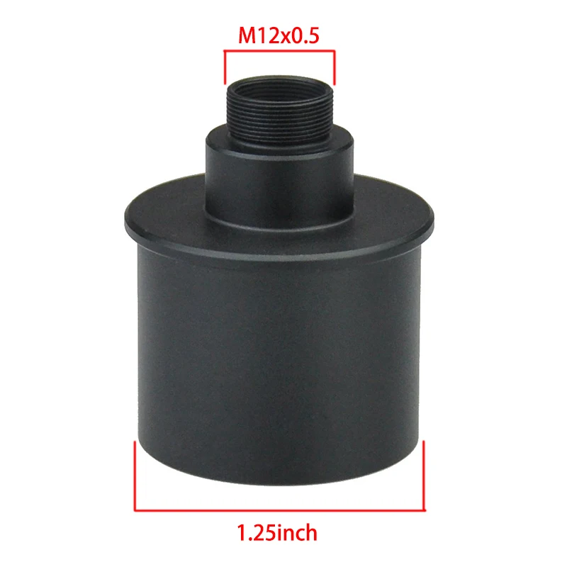 1.25inch Webcam Adapter Alluminium Alloy Web Camera Adapter M12x0.5 Thread for Astronomical Telescope