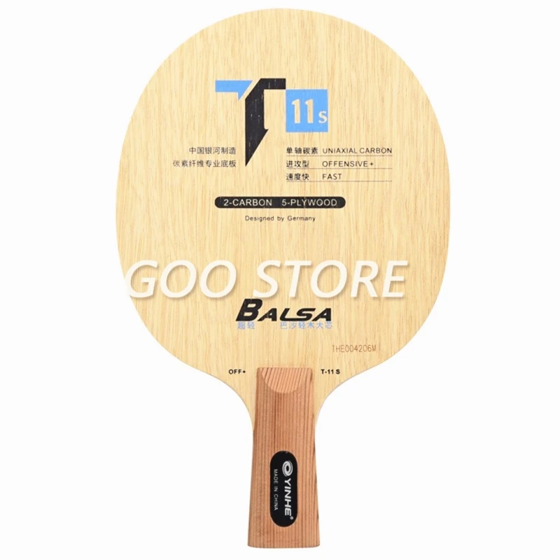 YINHE T11 / T11+ (Balsa Light Weight Carbon) YINHE Tischtennisschläger T-11 T11S Original Galaxy Racket Ping Pong Bat Paddle