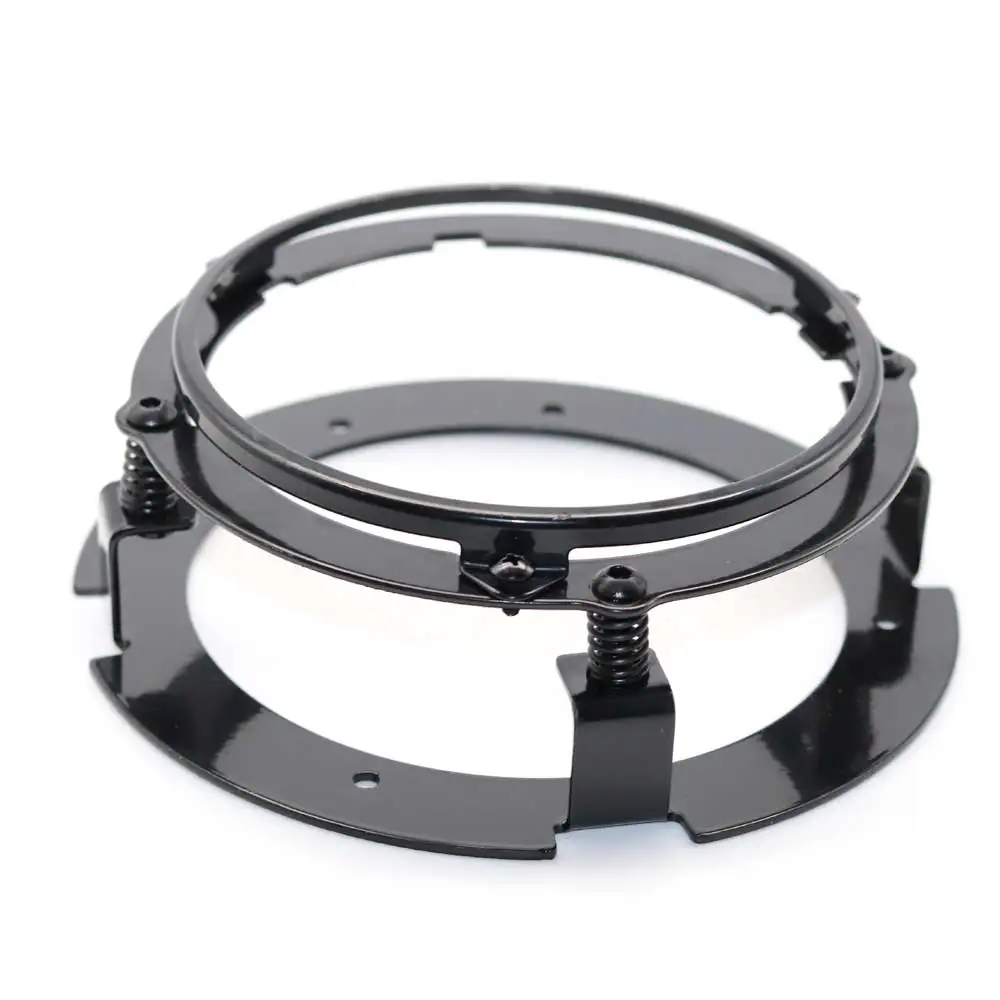 Kit De Support De Phare De 5.75 Pouces, For Motos Et Voitures, Supports De Montage En Anneau For Phares LED De 5.75 Pouces (Color : Chrome