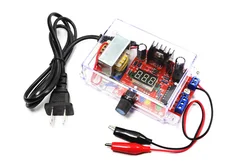 EU/US 220V/110V DIY Kit LM317 Adjustable Voltage Regulator AC-DC Step-down Buck Converter Power Supply Module With Case