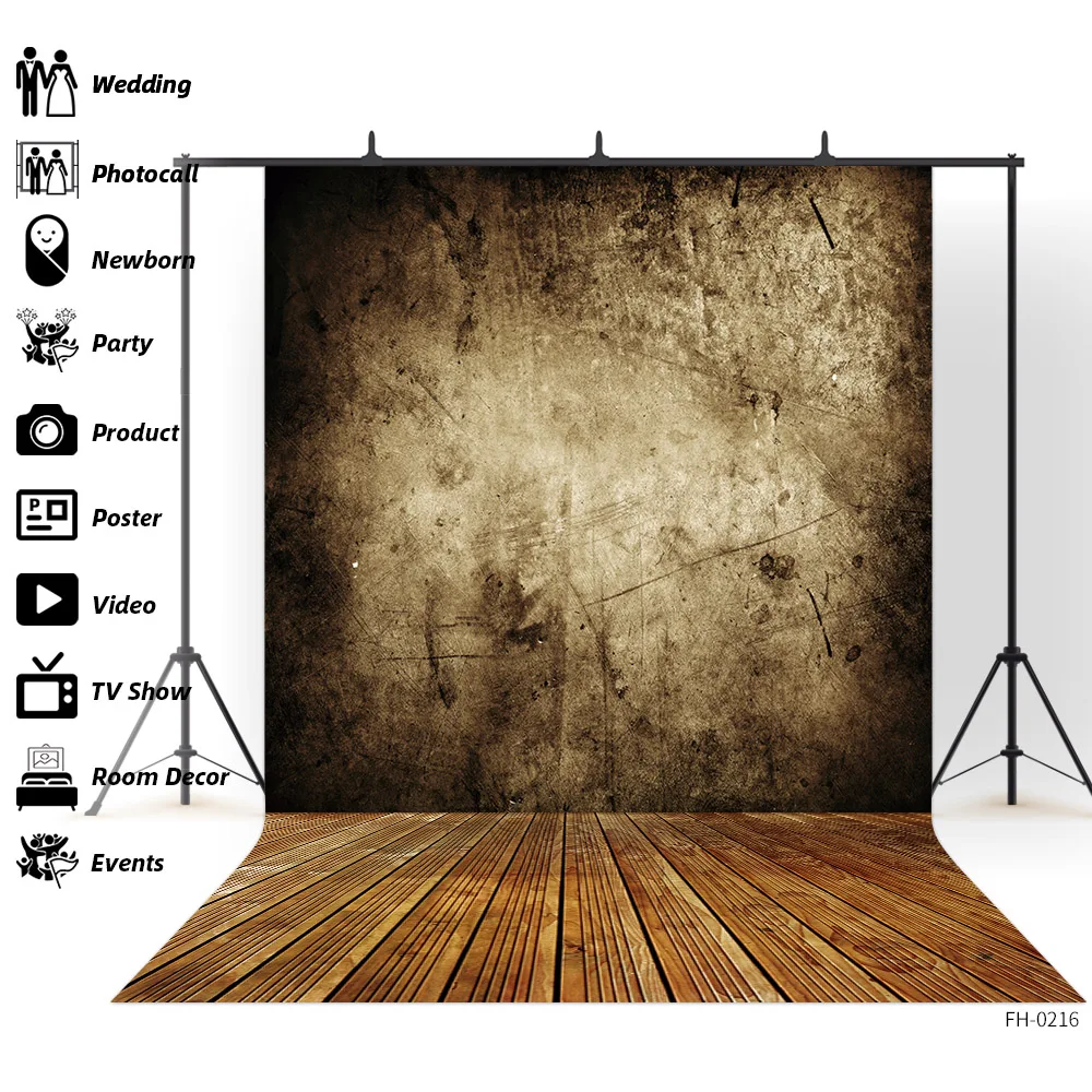 Fondos Grunge de suelo de madera vieja para estudio fotográfico, gradiente de Color sólido, retrato de bebé, ducha, niño, mascota de juguete, fotografía