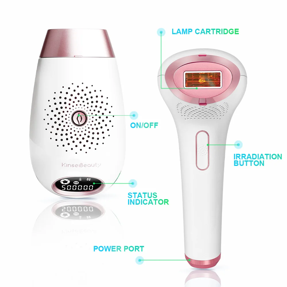 IPL Laser Hair Removal Machine Epilator a Laser Hair Removal Permanent Bikini Facial Hair Removal Machine 500000 Flash