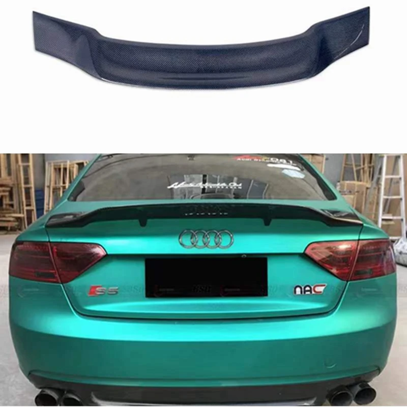 

R style carbon fiber rear wing For Audi A5 4 / 2 doors 2009- 2016 Wing lip spoiler auto par