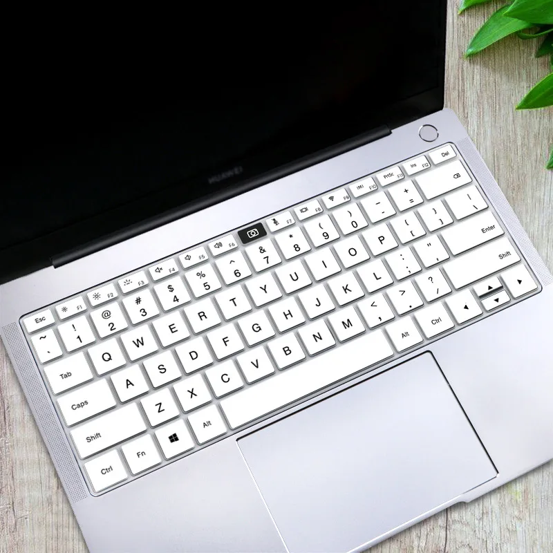 RYGOU Keyboard Covers for Huawei Matebook X 2020, X Pro, 14 15, D14, D15, Honor Magicbook 14 15 Pro 16.1 Touchpad Cover