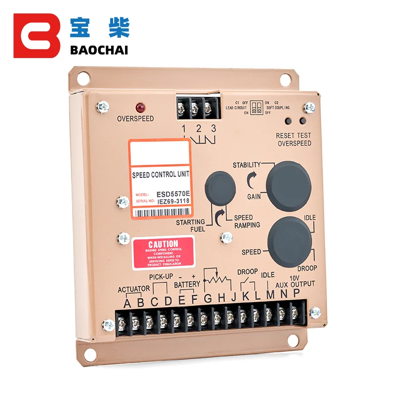 

Cummins Generator Unit GAC Speed Control Board ESD5570E Speed Controller Electronic Speed Regulation Diesel Engine Parts