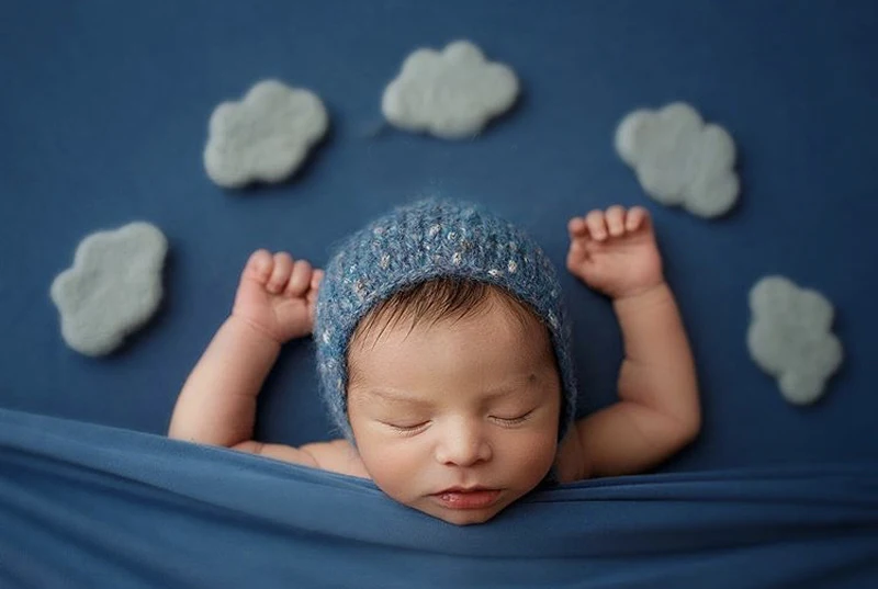 Baby Newborn Photography Props Knit Newborn  Hat Baby Photo Studio Photography Props Cap  Beanie Baby  Hat