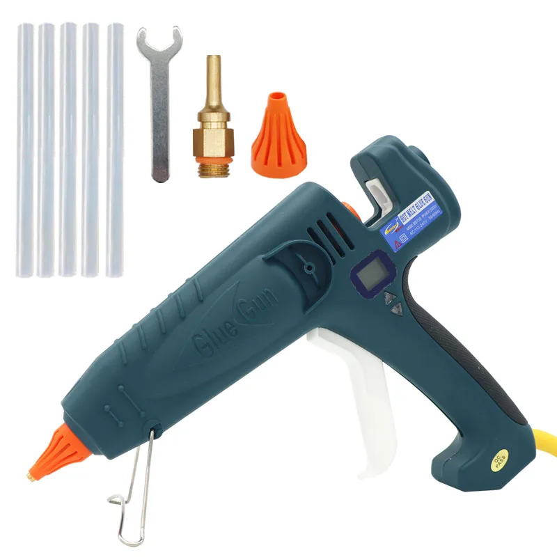 500W Temperature Adjustable Hot Melt Glue Gun Digital Display Professional Melt Gun Industrial Glue Gun 11mm Glue Stick Gun