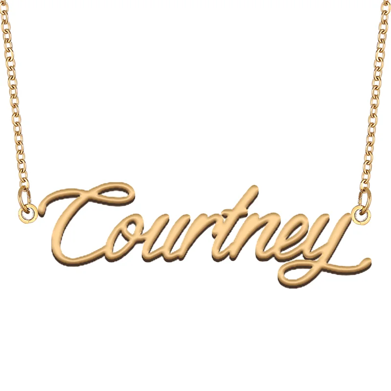 

Necklace with Name Courtney for His Her Family Member Best Friend Birthday Gifts on Christmas Mother Day Valentine's Day