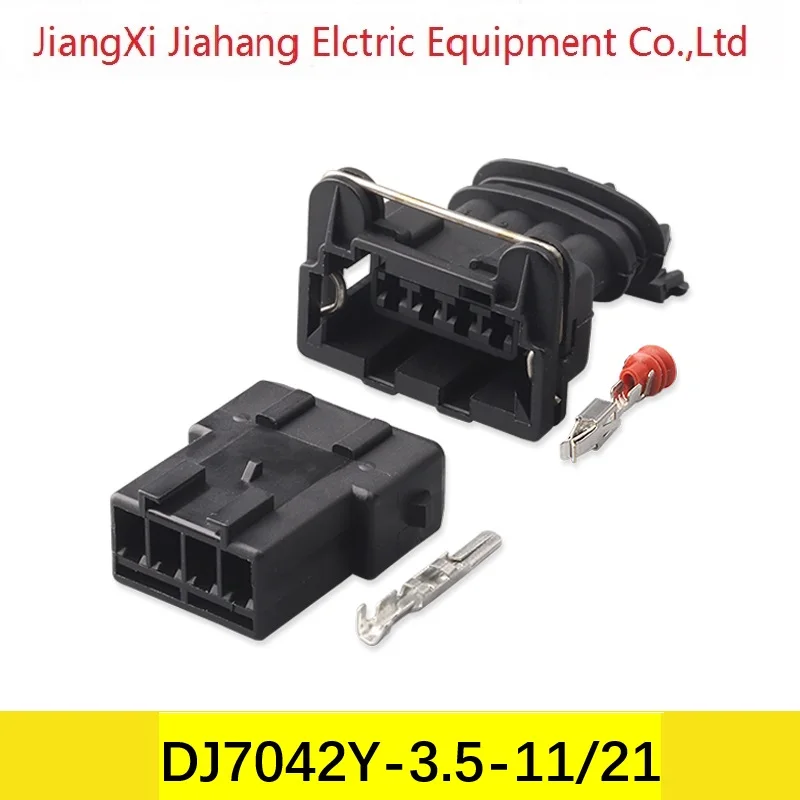 Free shipping 500sets DJ7042Y-3.5-11/21 4Pin AMP Car Electrical Wire Connectors for VW,BMW,Audi,Toyota,NISSAN