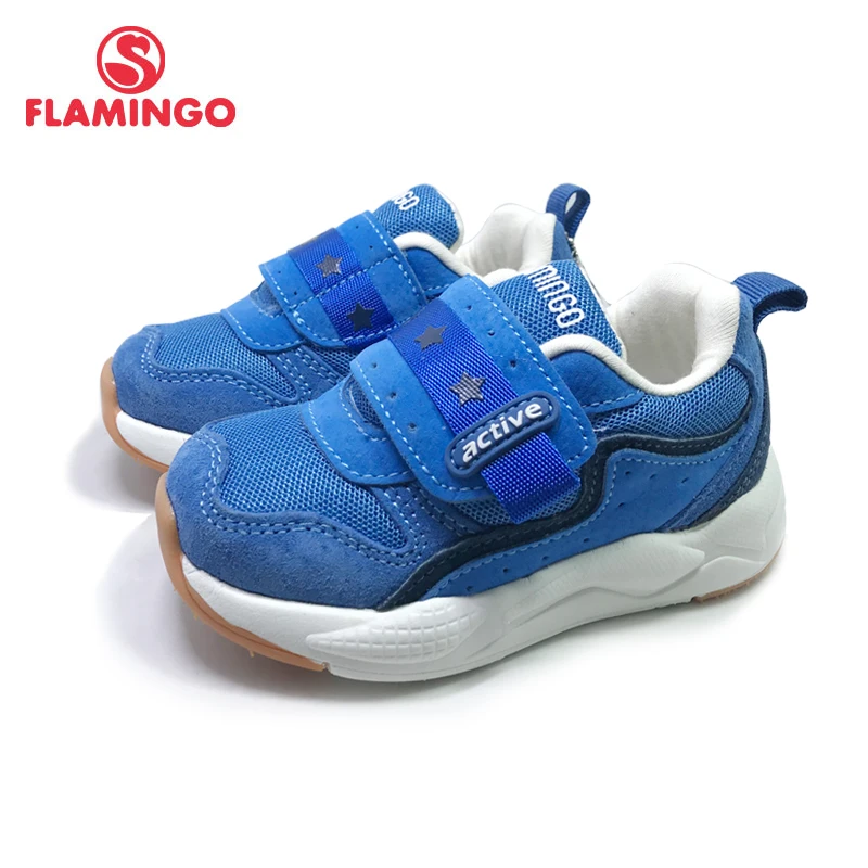 FLAMINGO Spring Sport Running Children Shoes Hook&Loop Outdoor  Sneaker for Kids Size 22-27 Free Shipping 201K-SM-1596