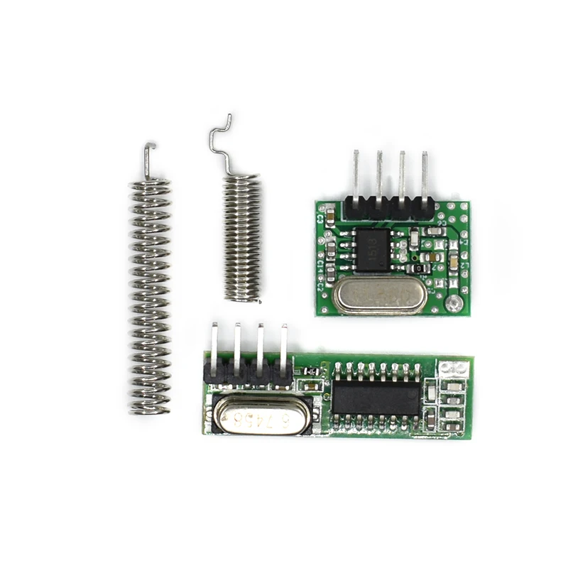 Modulo ricevitore e trasmettitore RF supereterodina 433 Mhz telecomandi 433 Mhz per modulo Wireless Arduino uno kit fai da te