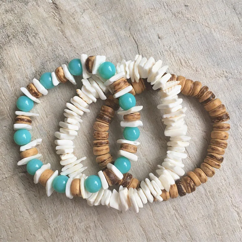 Mens surfer Beaded bracelet, Mens stacking Stretch bracelets, Mens boho bracelets Hematite Bracelet
