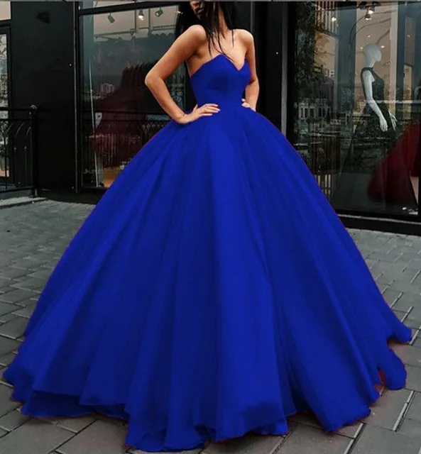 Red Ball Gown Prom Dresses 2025 Sweetheart Tulle Organza vestidos de gala Long Maxi dress Yellow Evening Party Dresses