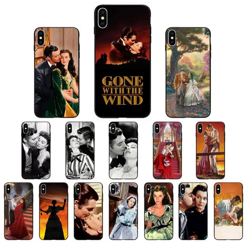 

Yinuoda Gone with the Wind Movie Phone Case Cover for iPhone 11 pro XS MAX 8 7 6 6S Plus X 5 5S SE XR SE2020