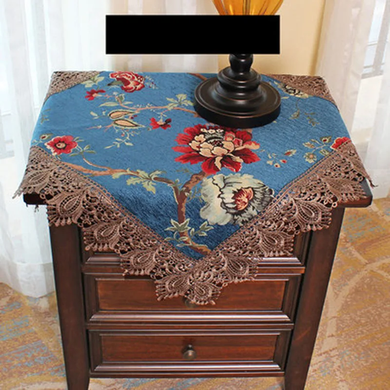 скатерть на стол Cover Cloth Tafelkleed Bedside Table European Dust-Proof Refrigerator Washing Machine Classical Tablecloth