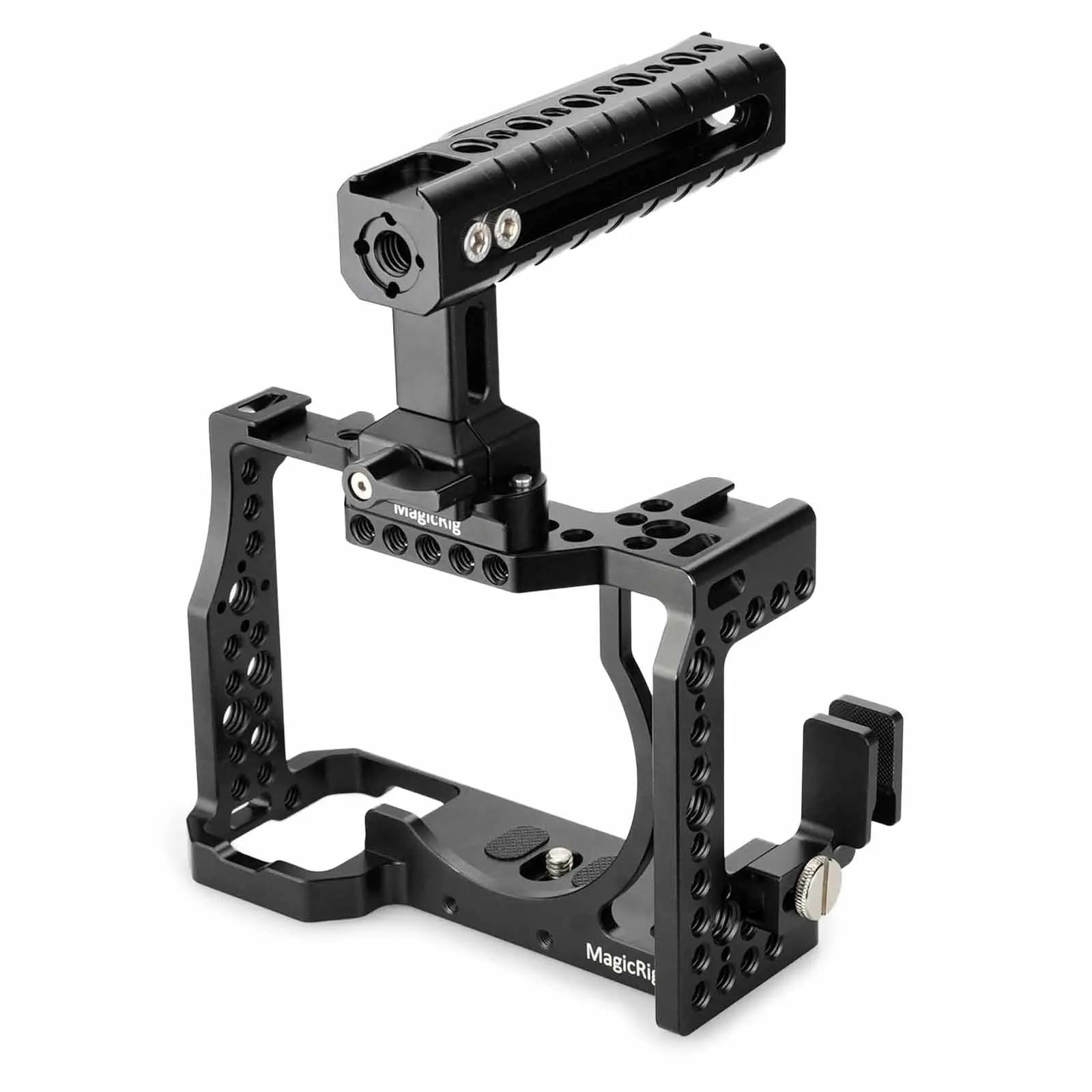 

MAGICRIG DSLR Camera Cage with NATO Handle & HDMI-compatible Cable Clamp For Sony A7RIII A7RII A7II A7III A7SII DSLR Cage Kit