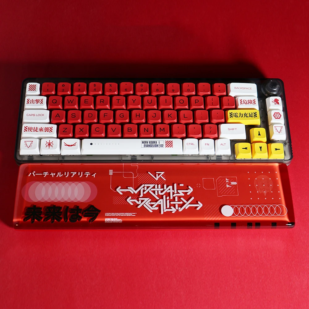 The Future Design Hand Wrist Rest Pad For Mechanical Keyboard 60 68 87 96 104 Hand Made Bright Red Keyboard Tray Pre-sale