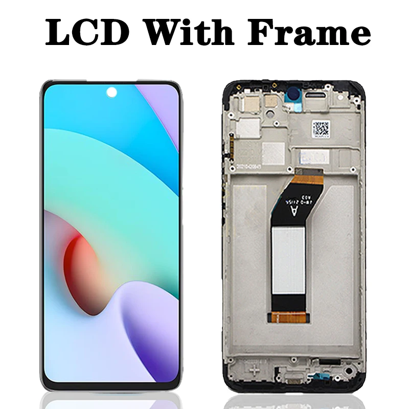 100% Tested For Xiaomi Redmi 10 Prime Display Touch Screen Digitizer Assembly For Redmi 10 LCD Redmi10 2022 Display