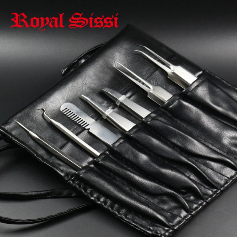 

8pcs/set new designed superior Fly tying Tools Kit assistive tools combo include Anti-Static Tweezers&forceps&fly tying bodkins