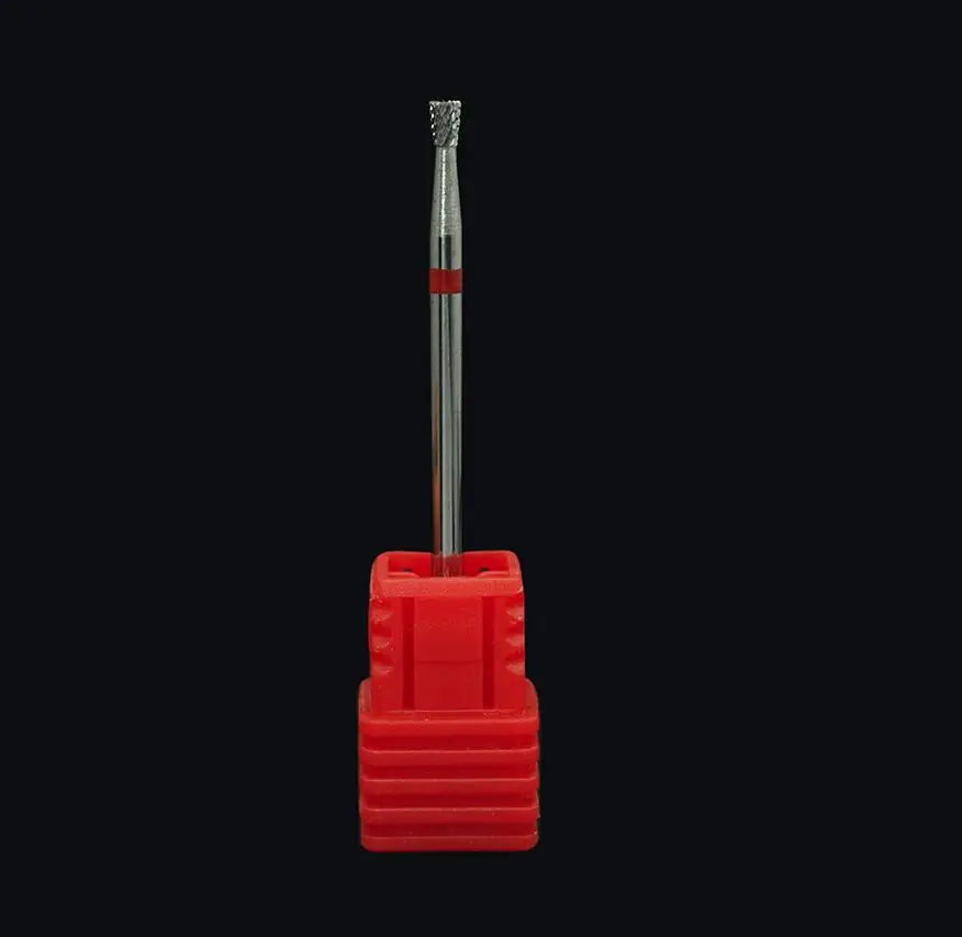 Nón Carbide Móng Mũi Khoan 3/32 "Xay Cắt Cho Móng Tay Quay Burr Móng Bit Máy Khoan Điện Phụ Kiện Dụng Cụ