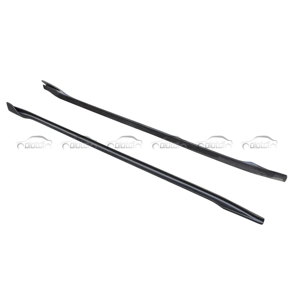 OLOTDI V Stil Auto Styling Carbon Side Röcke Stoßstange Seite Schürze Splitter Für Tesla MODELL 3