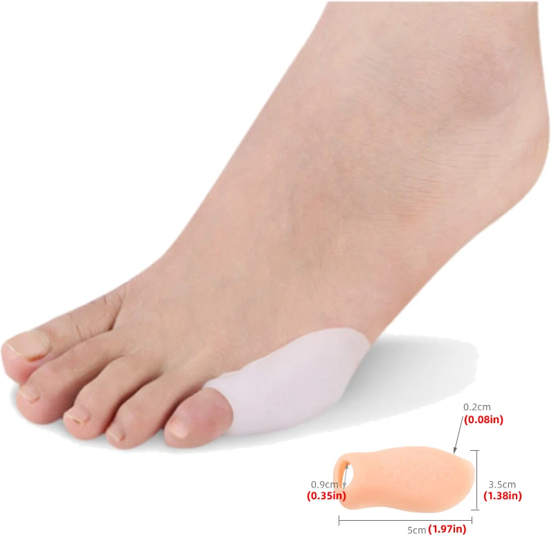 10Pairs Silicone Feet Care Separators Protector Little Toe Overlapping Straightener Hammer Hallux Valgus Gel Bunion Corrector