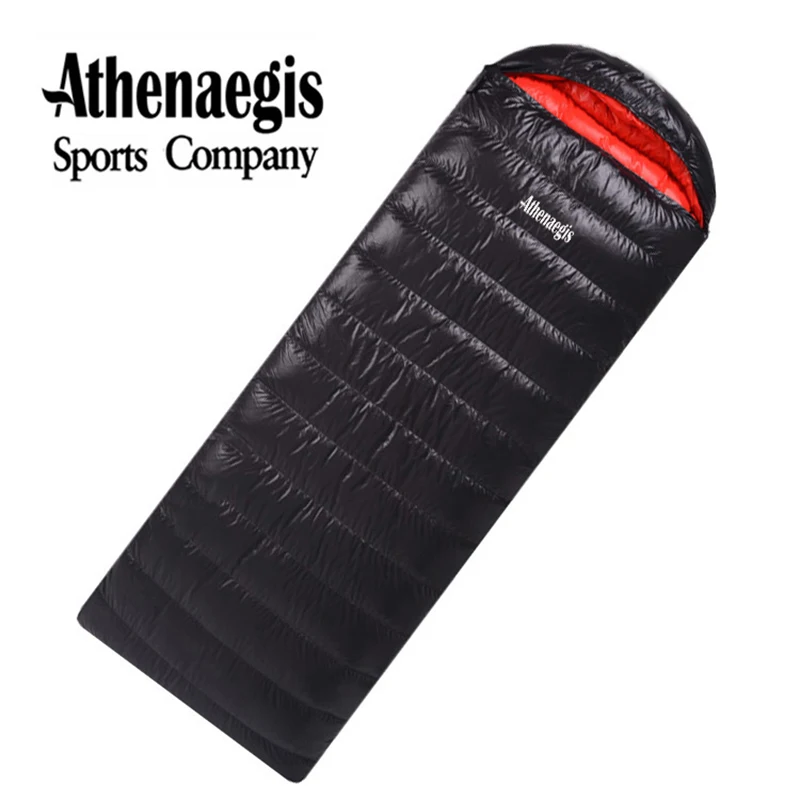 

Athenaegis Comfortable White Duck Down Sleeping Bag for Adult, Waterproof Filling, Can Be Spliced Envelope, 1200G, 1500G, 1800G