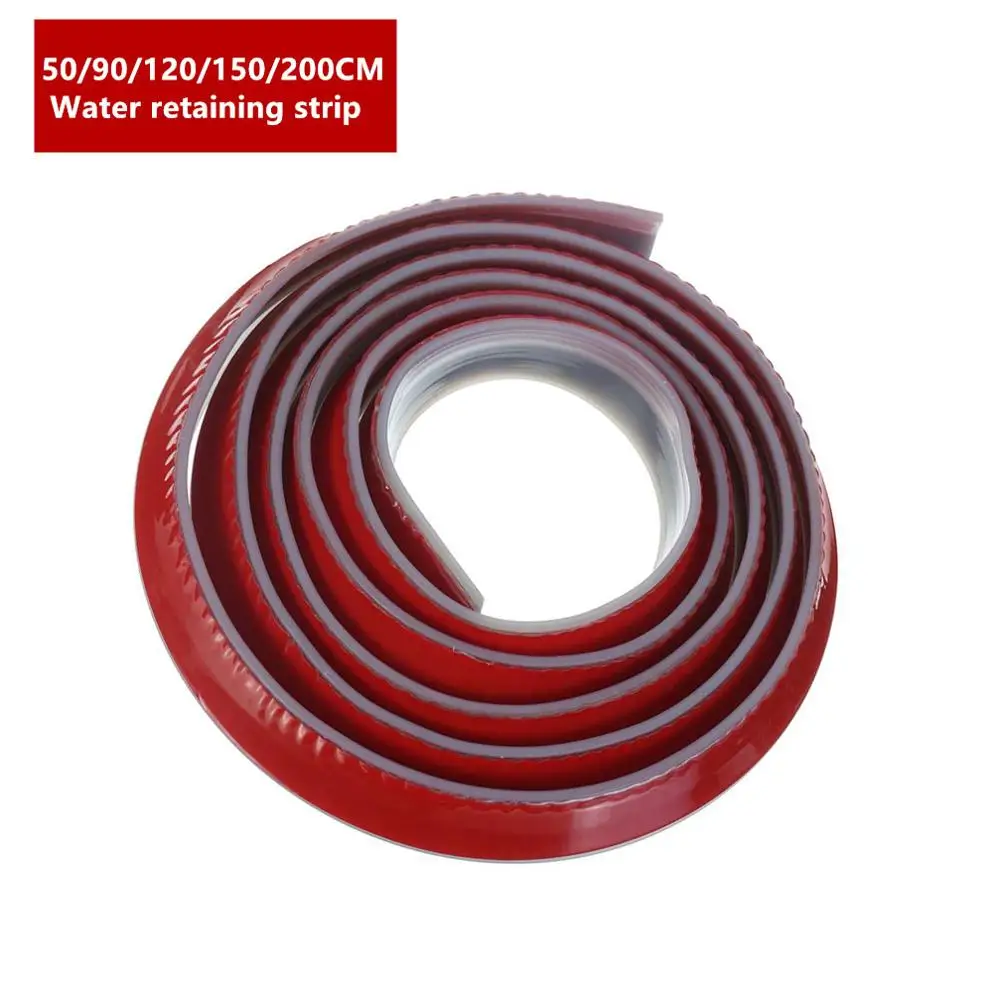 Self-adhesive Bathroom Water Stopper retaining strip Bendable door washing machine Shower Threshold Water shower dam Barrier