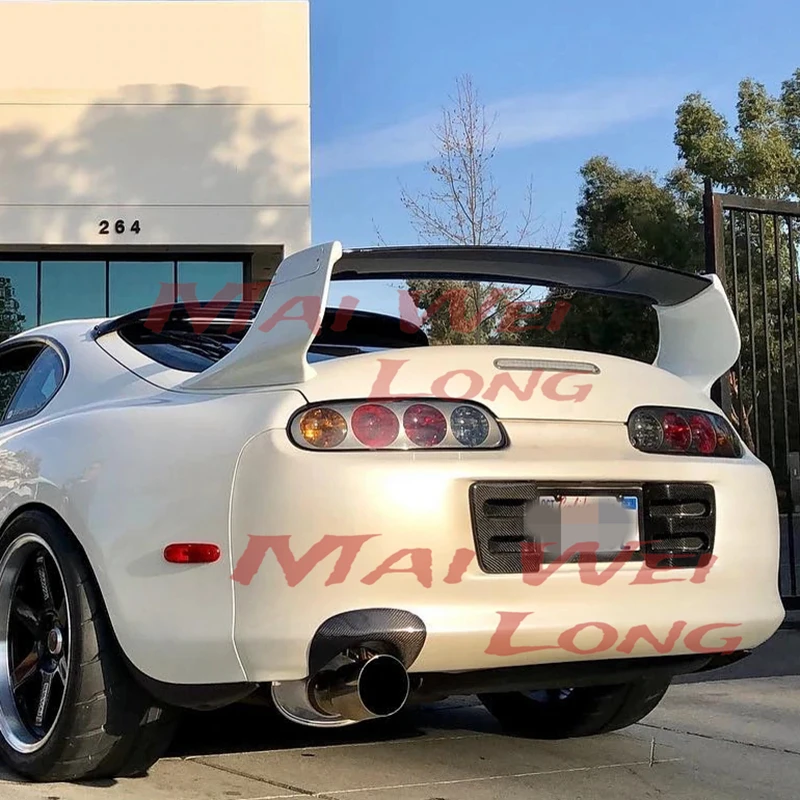 

Лезвие из углеродного волокна 1993-2002 для Toyota Supra MK4 TRD стиль спойлер JZA80 заднее крыло багажника спойлер