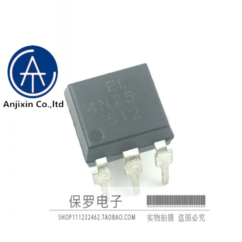 10pcs 100% orginal new high-speed optocoupler EL4N25 4N25 DIP-6 Taiwan EVERLIGHT real stock