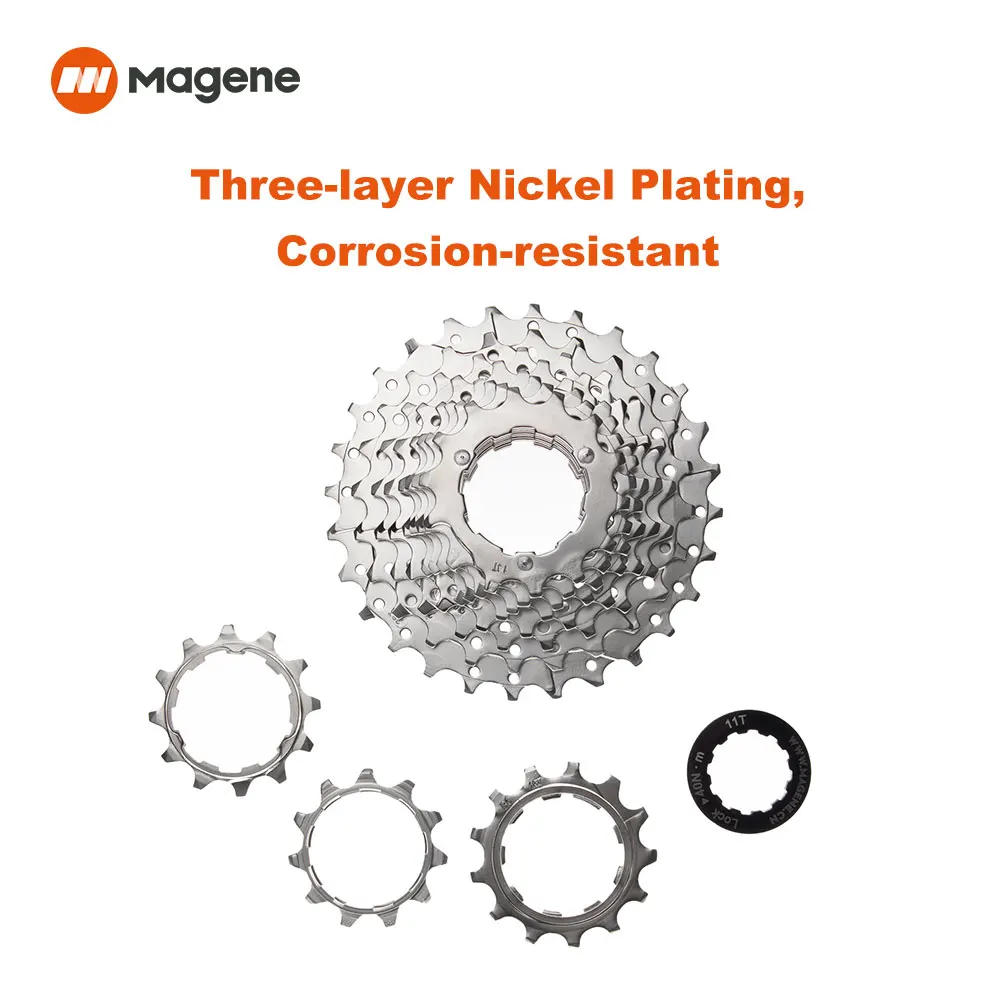 Magene Bike Cassette 8 9 10 11 Speed11-28T Speed Velocidade Flywheel Bicycliese  MTB Road Freewheel Sprocket Trainer Accessory