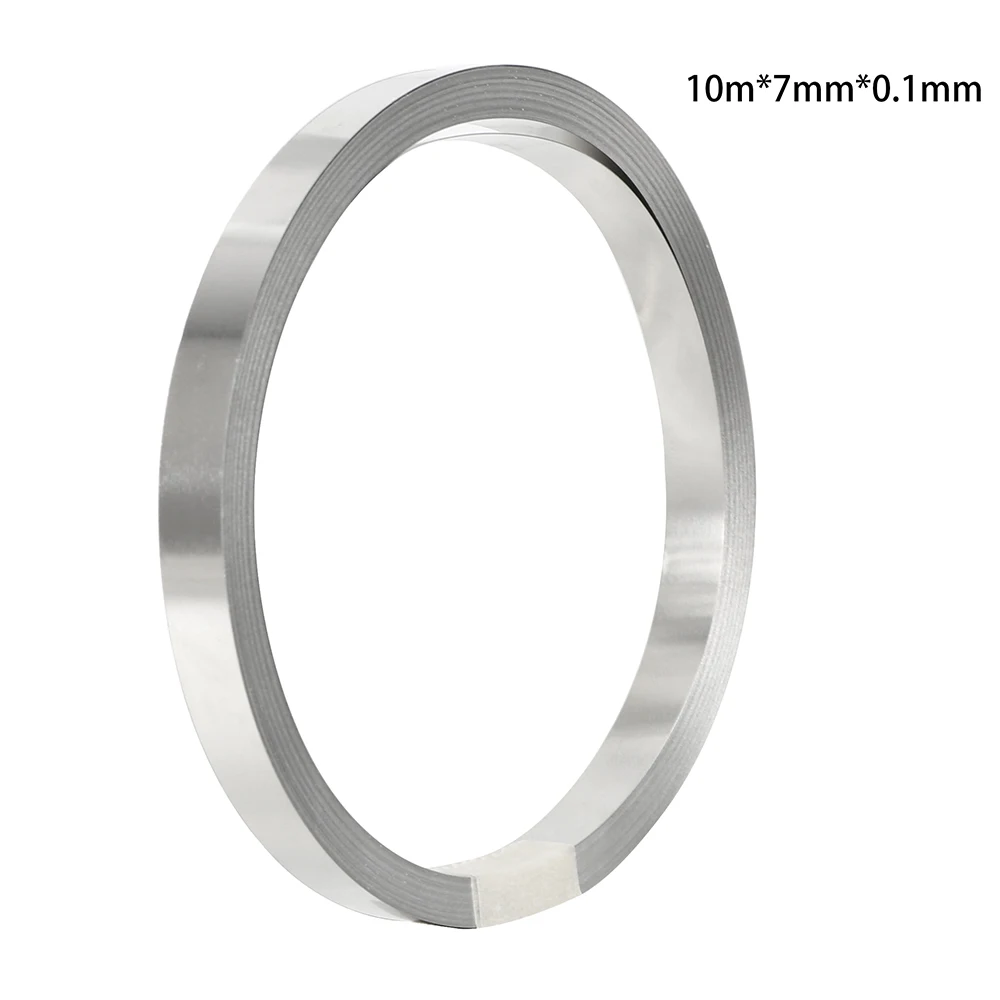 10 Mét 0.1Mm Pin Niken Ban Nhạc Làm Dày Mỏ Hàn Niken Tấm Kết Nối Cho 18650 Pin Li-ion Dây Kết Nối