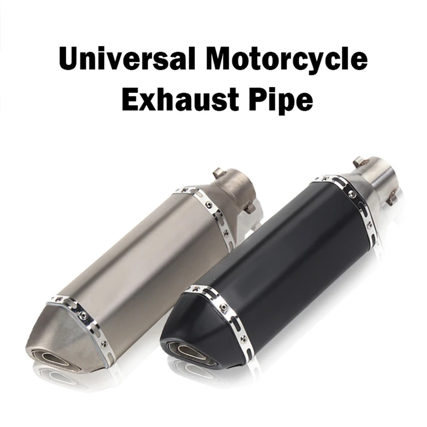 35-51MM Universal Motorcycle Modified Exhaust Moto Escape Muffle Pipe Universal for Exhaust Fit all Motorcycle ATV Scooter