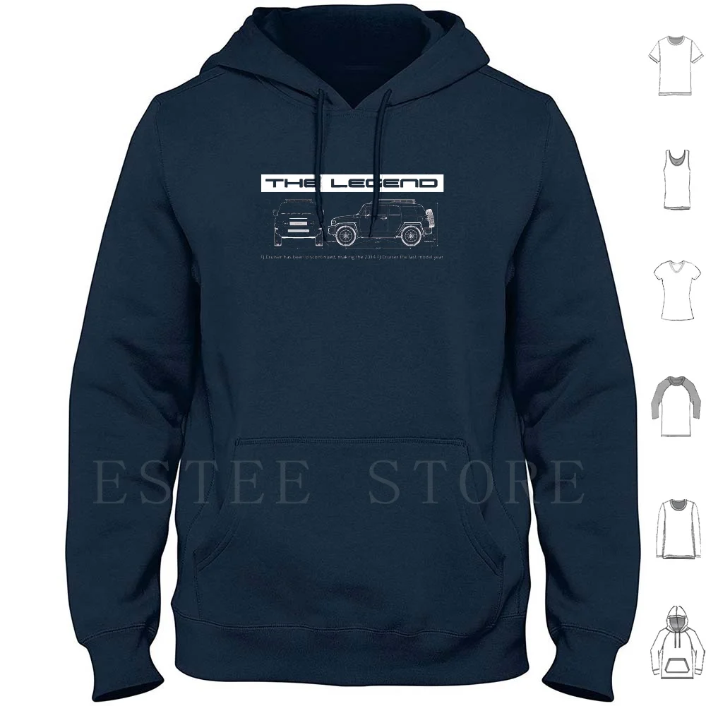 The Legend Sudaderas con capucha de manga larga The Legend Cruiser 4x4 4wheel Adventure Mo Aoun Off Road
